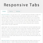 Responsive Tabs