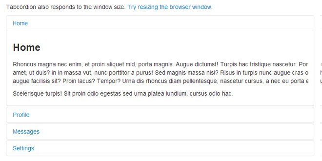 Bootstrap Tabcordion