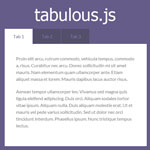 tabulous.js - A jQuery tabs module for todays web