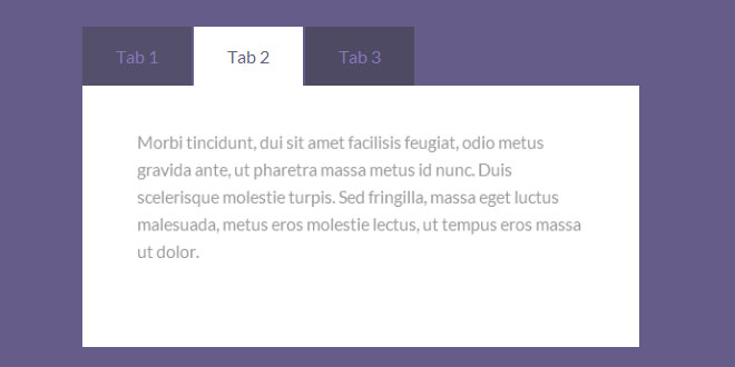 tabulous.js - A jQuery tabs module for todays web