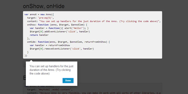 anno.js - Interactive step-by-step guides for web apps