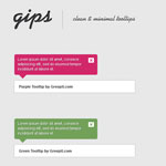 Gips - jQuery Clean and Simple Tooltips