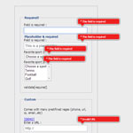 jQuery validation engine