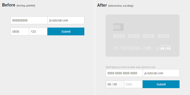 Card - Make your credit card form better