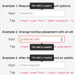 jQuery Validation Bootstrap Tooltip