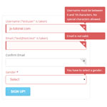 jQuery form Validation plugin