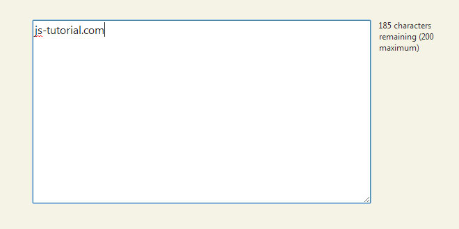 jQuery Max Length