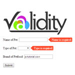 jQuery validity